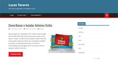Desktop Screenshot of lucastavares.net