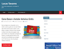 Tablet Screenshot of lucastavares.net